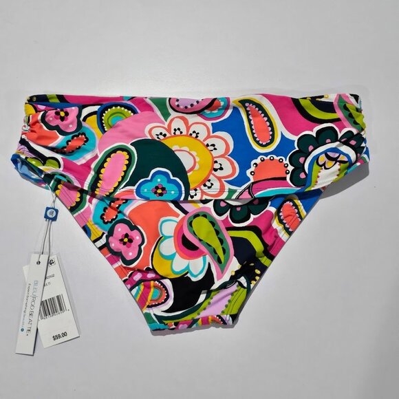 Bleu by Rod Beattie Printed Sarong Hipster Bikini Bottoms - Picture 5 of 8